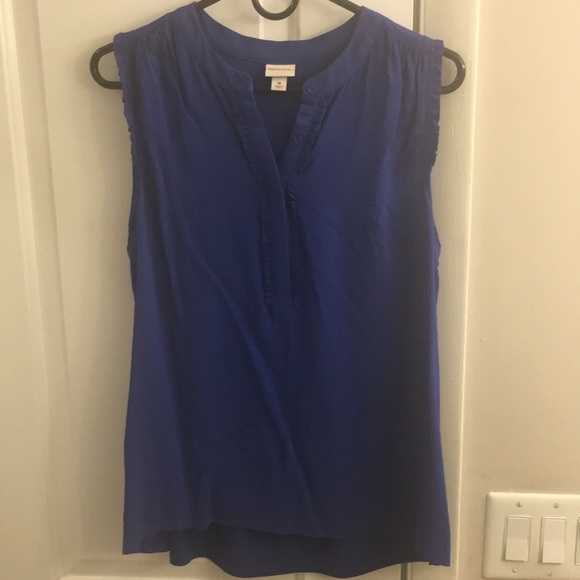 Merona royal blue blouse size M - Picture 5 of 5